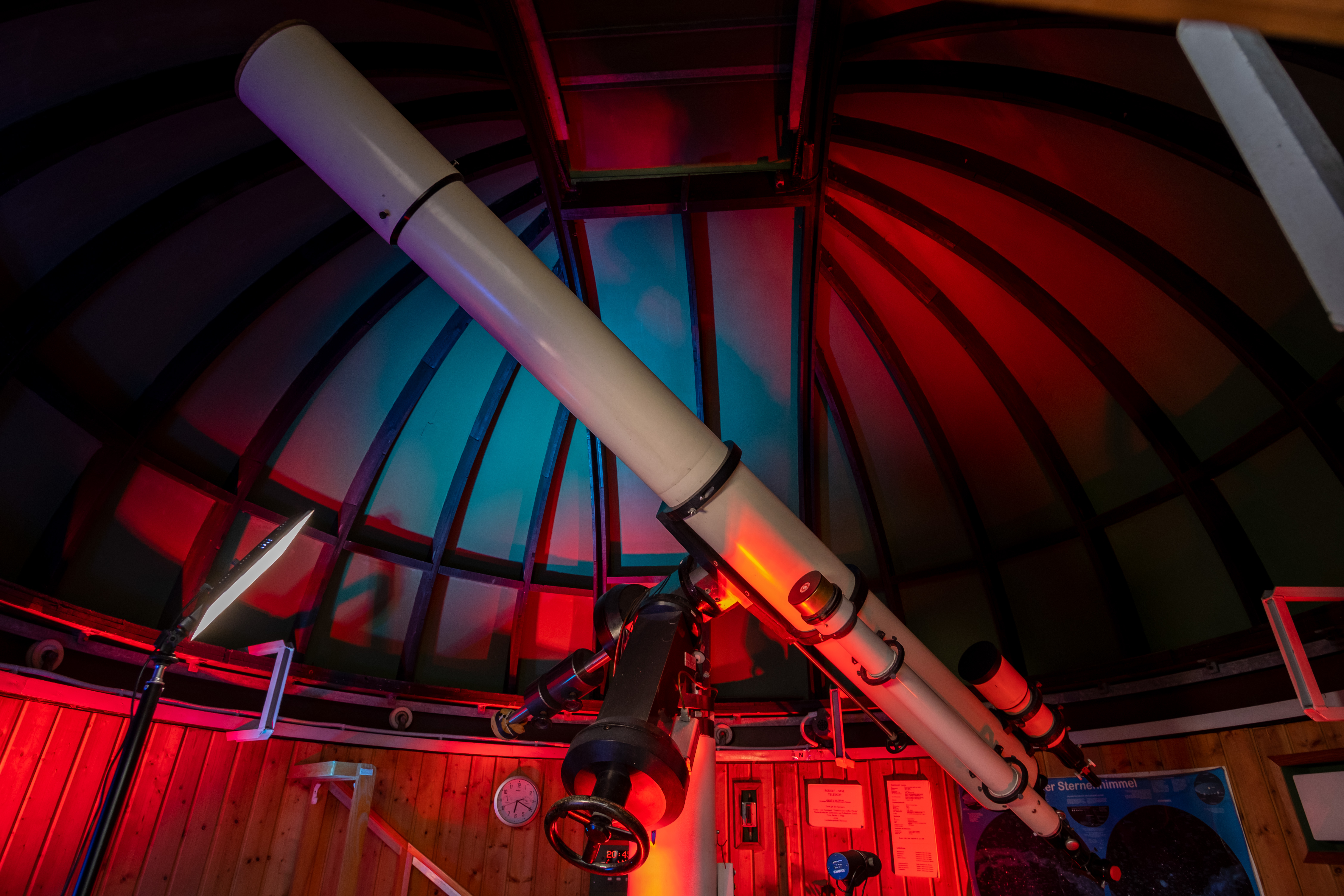 Large telescope at Volkssternwarte Hannover